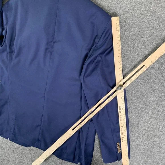 Peter Millar Blazer Jacket Men Large Navy Regular Preppy Unlined Sport Coat NEW